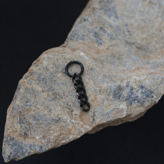 Chain Earrings (Black)