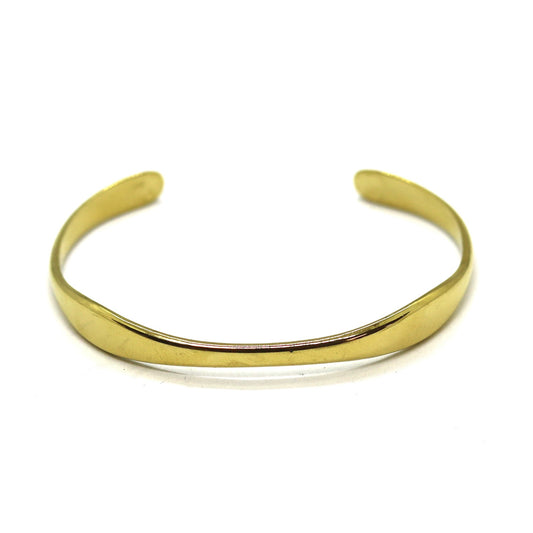 Ανδρικό χρυσό ατσάλινο βραχιόλι χειροπέδα Cuff Tonte