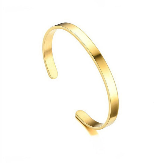 Cuff Gold 6mm (Stainless)