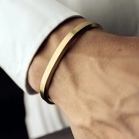 Cuff Gold 6mm (Stainless)