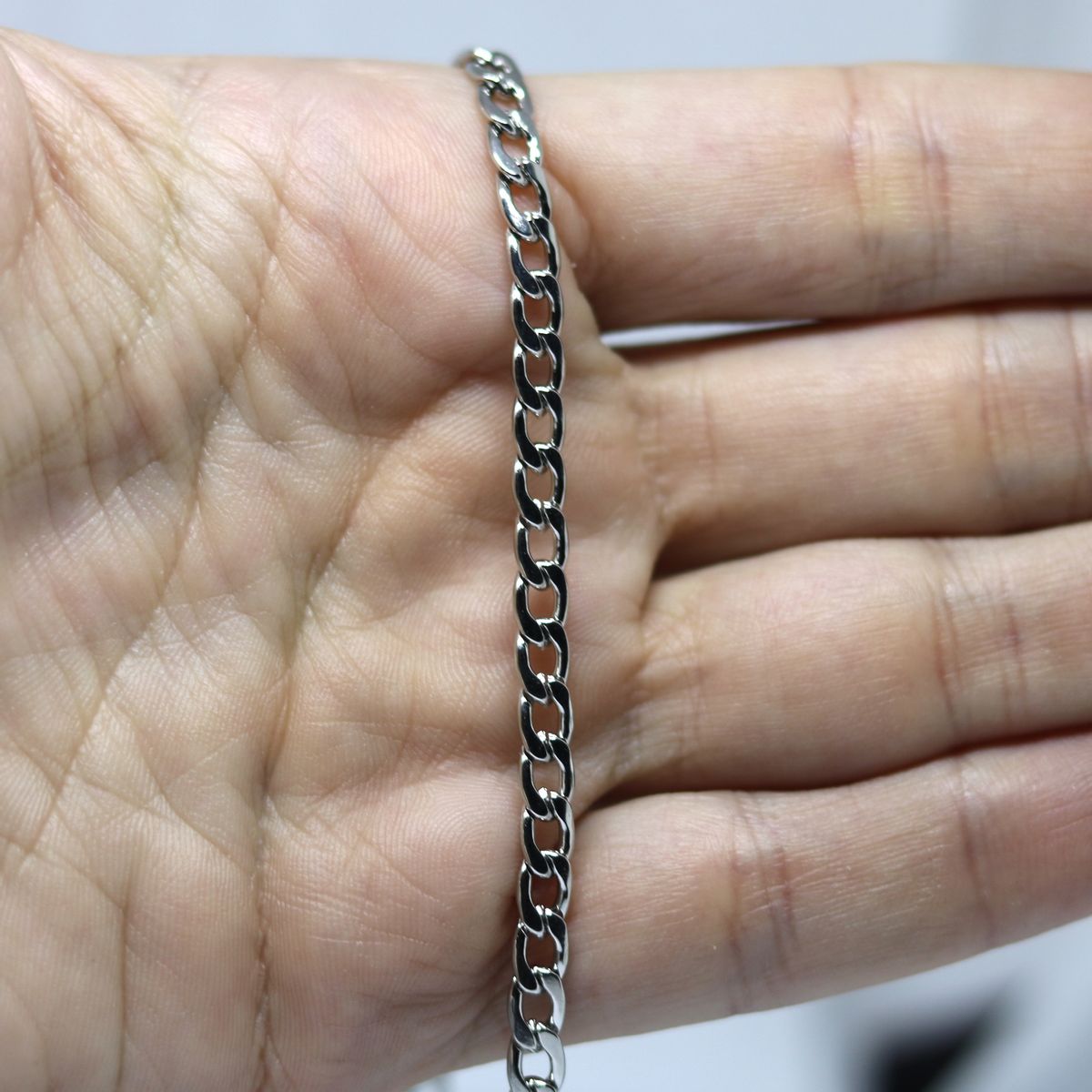 Hip Hop Chain Silver (4mm)