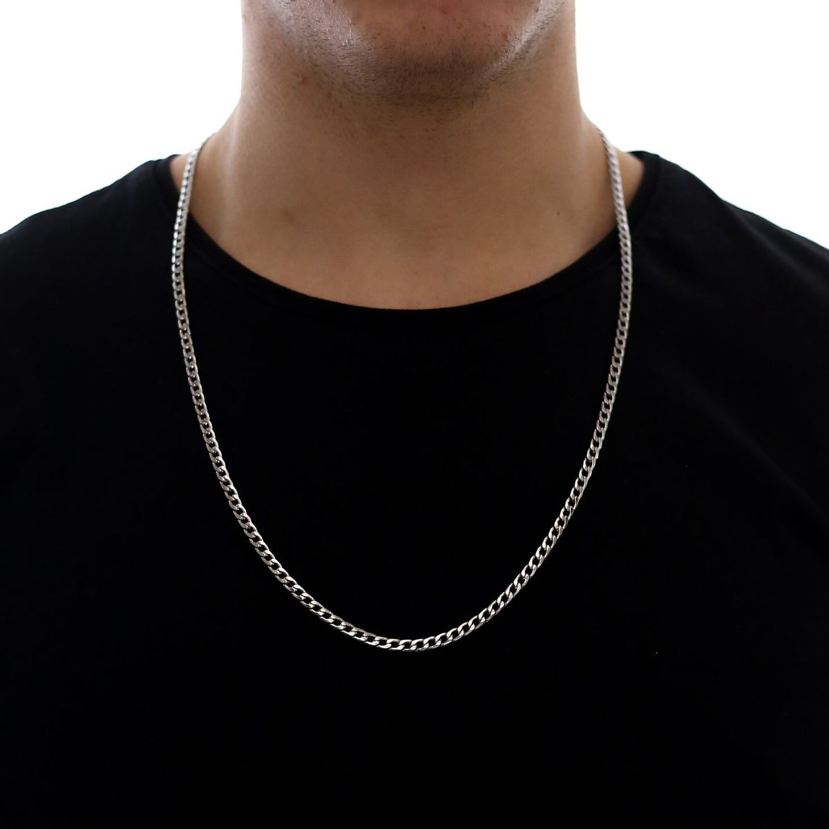 Hip Hop Chain Silver (4mm)