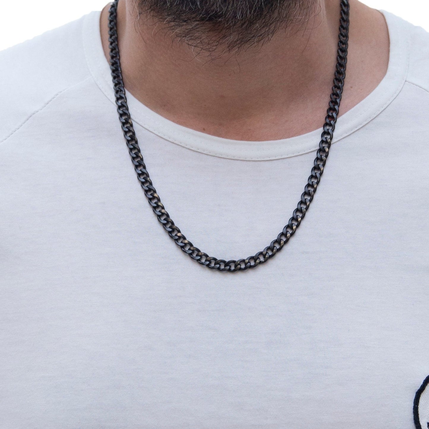Hip Hop Chain Black (6mm)