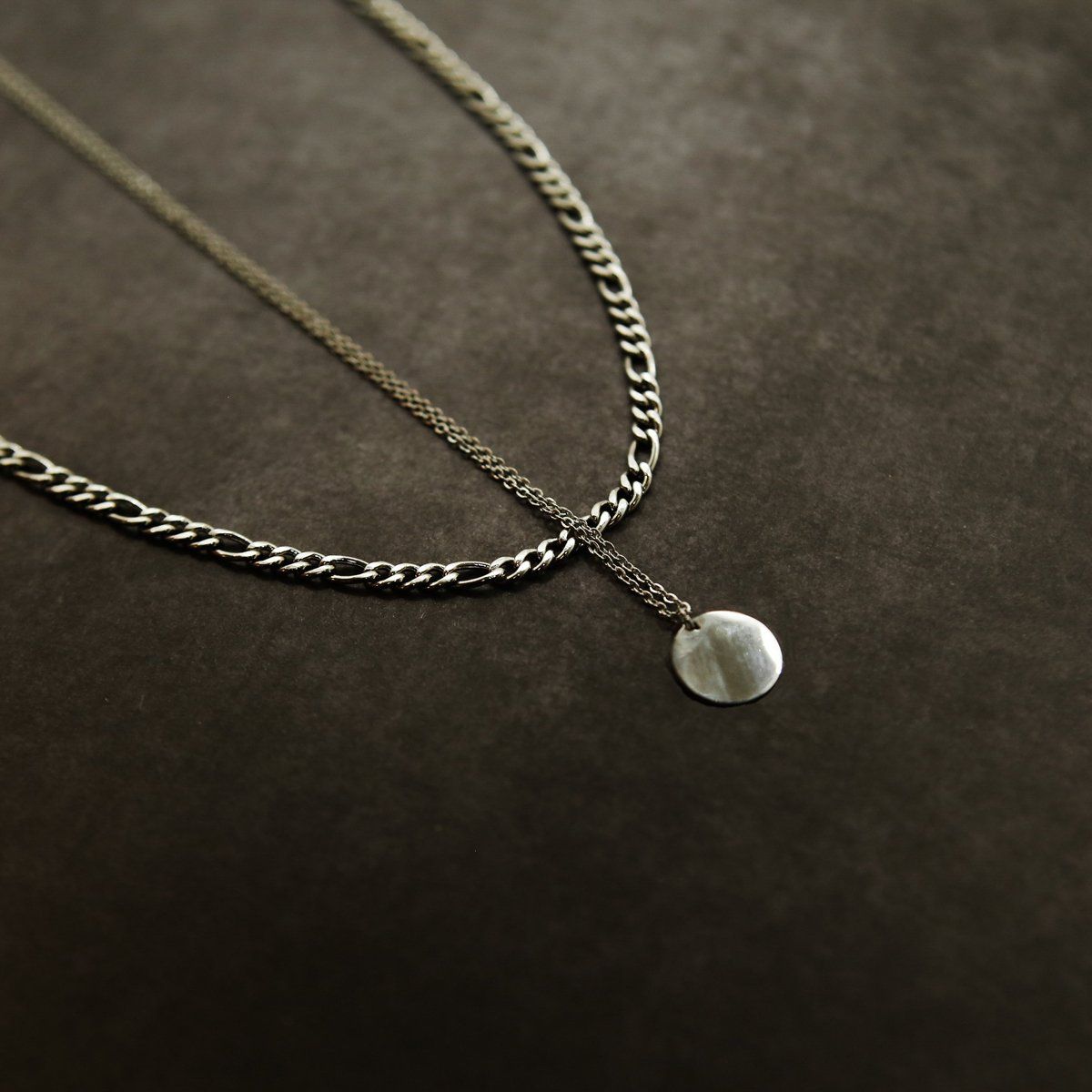 Dot Double Chain (Silver)