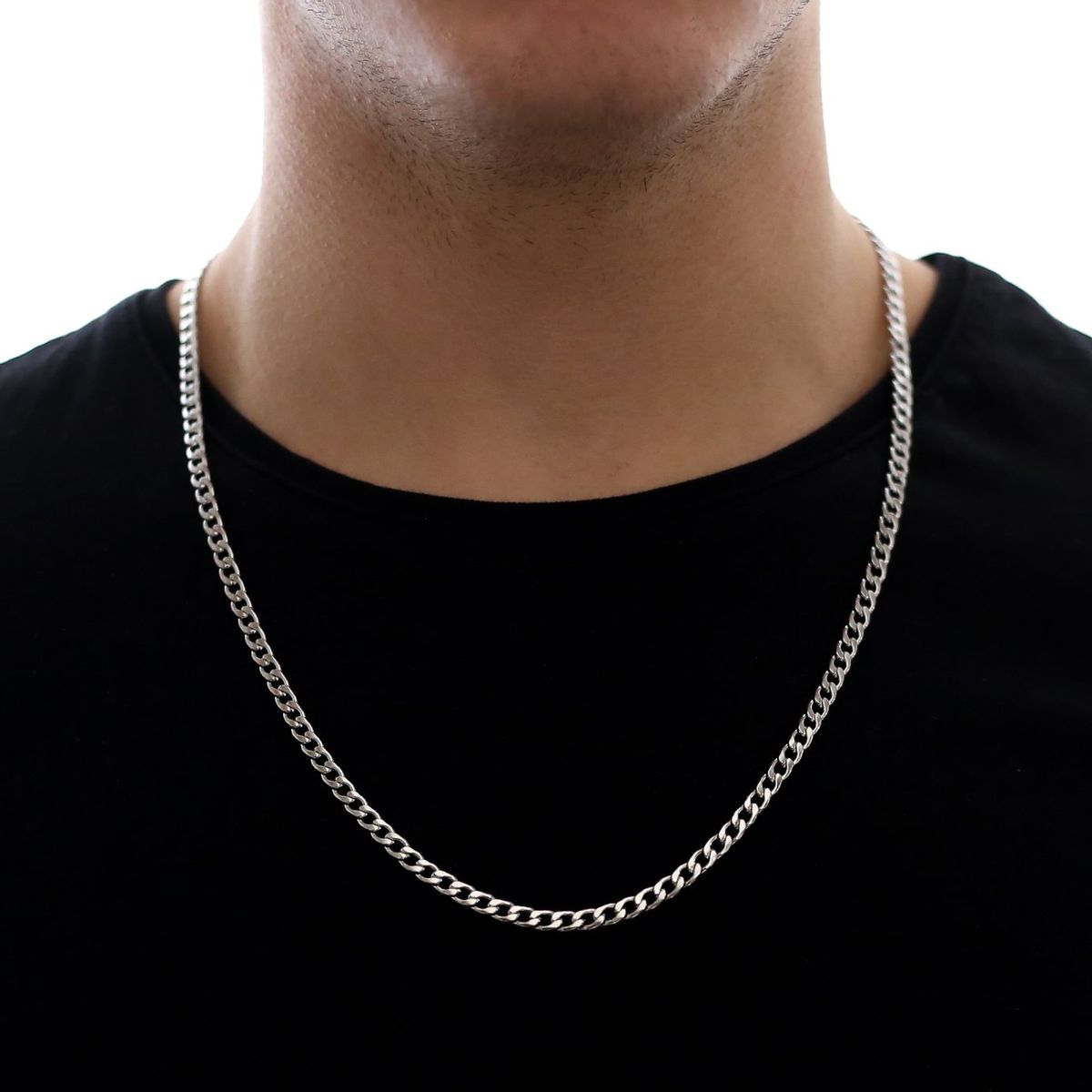 Hip Hop Chain Silver (4mm)