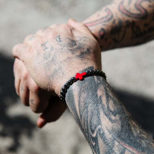 Cross Hematite (Black-Red)