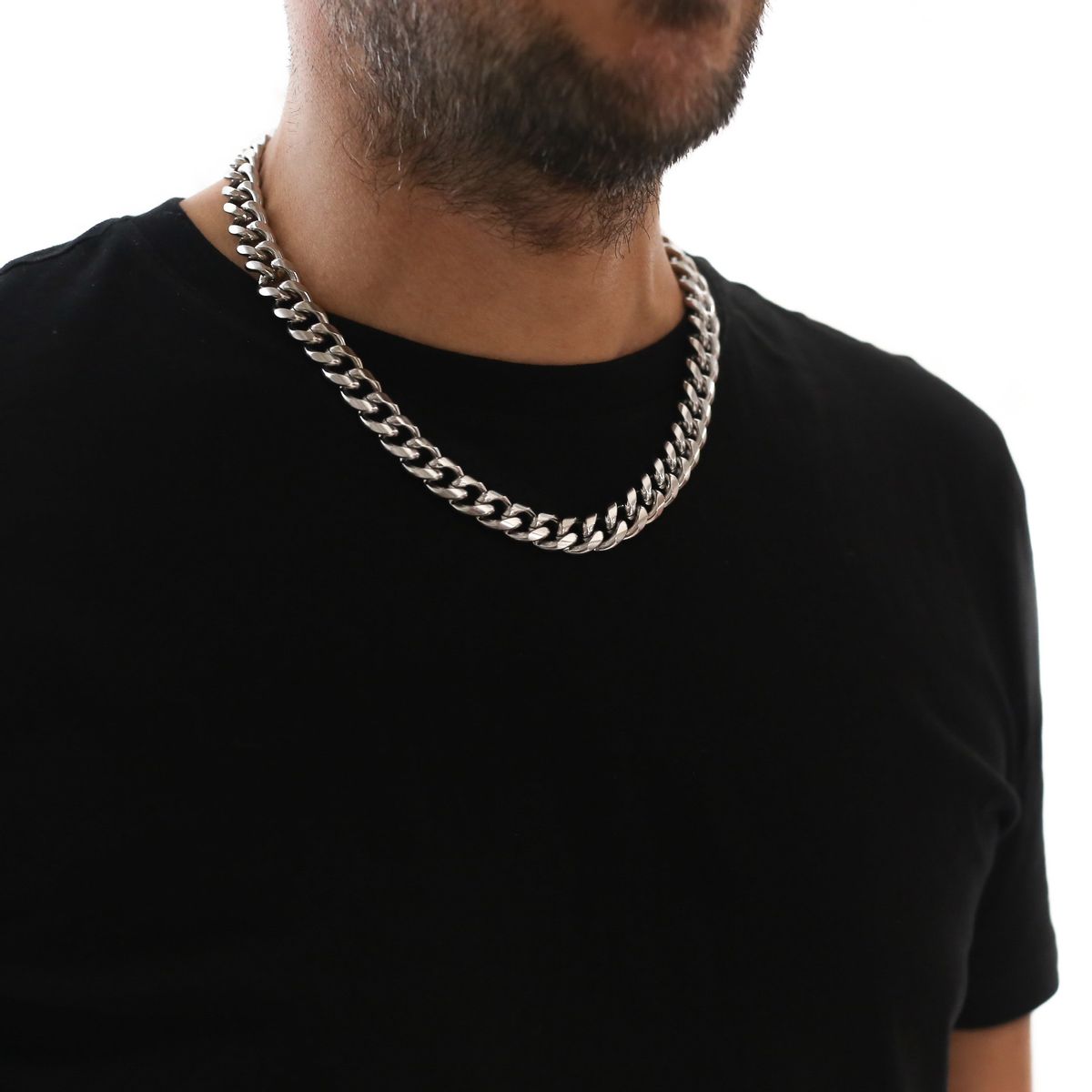Hip Hop Chain Silver (13mm)