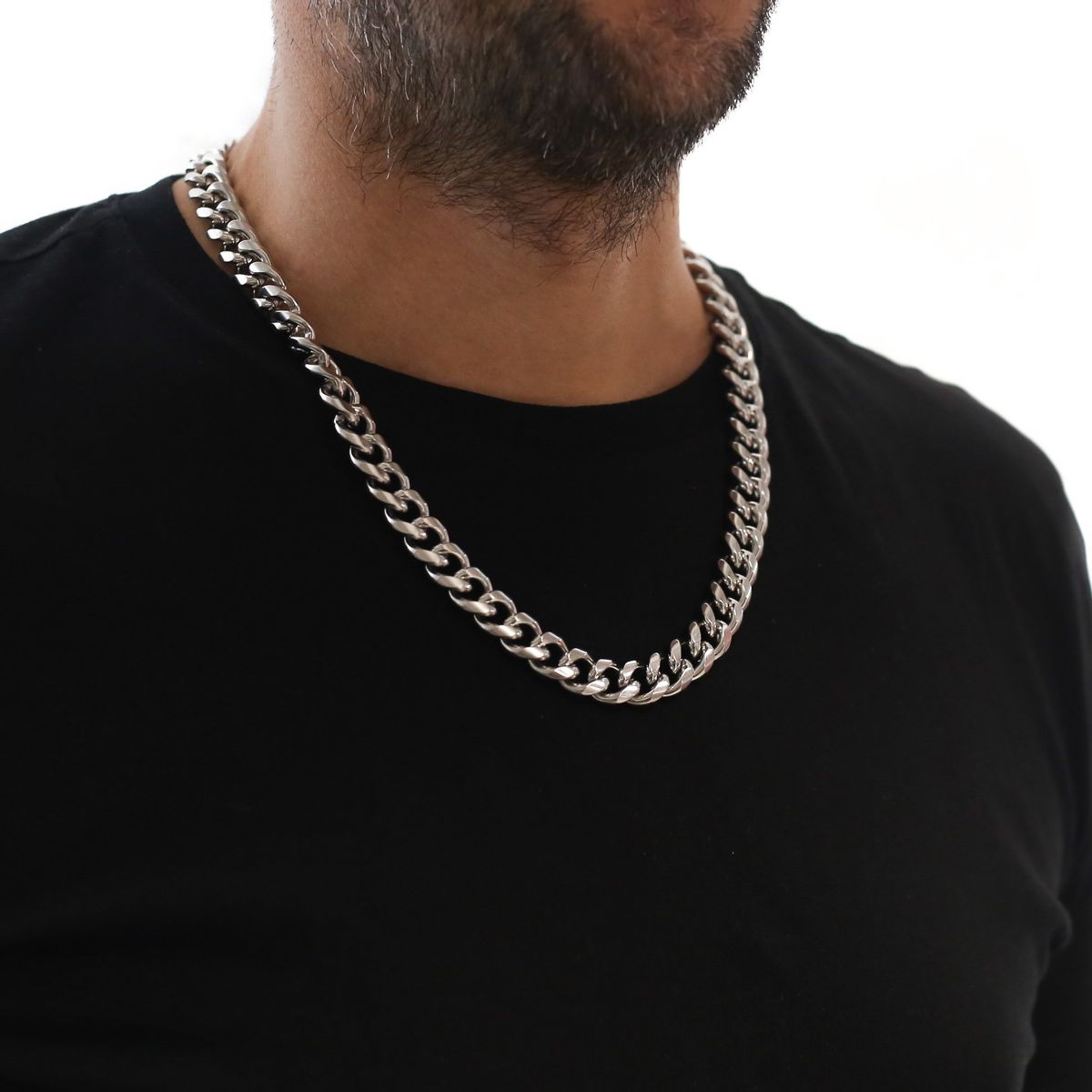 Hip Hop Chain Silver (13mm)
