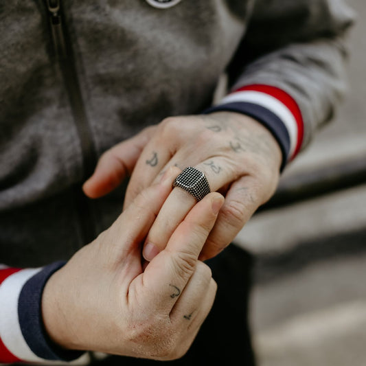 Ανδρικό ατσάλινο δαχτυλίδι Duro