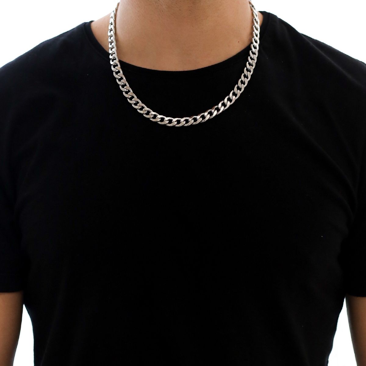 Hip Hop Chain Silver (10mm)
