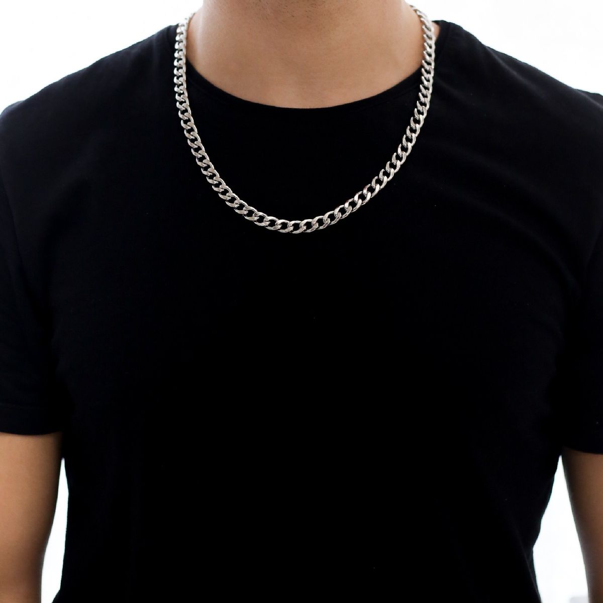 Hip Hop Chain Silver (10mm)
