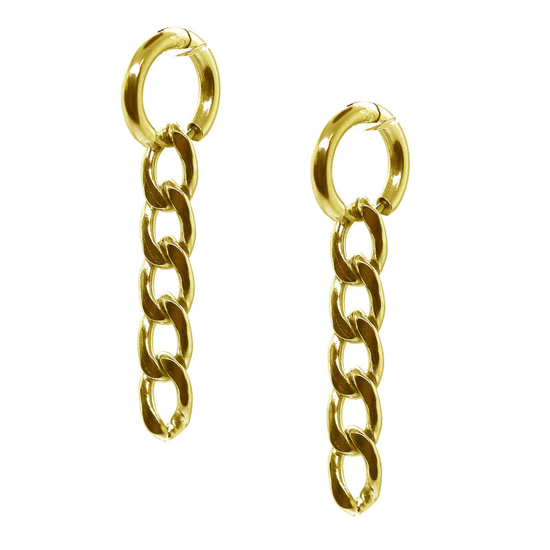 Chain Earrings (Gold)