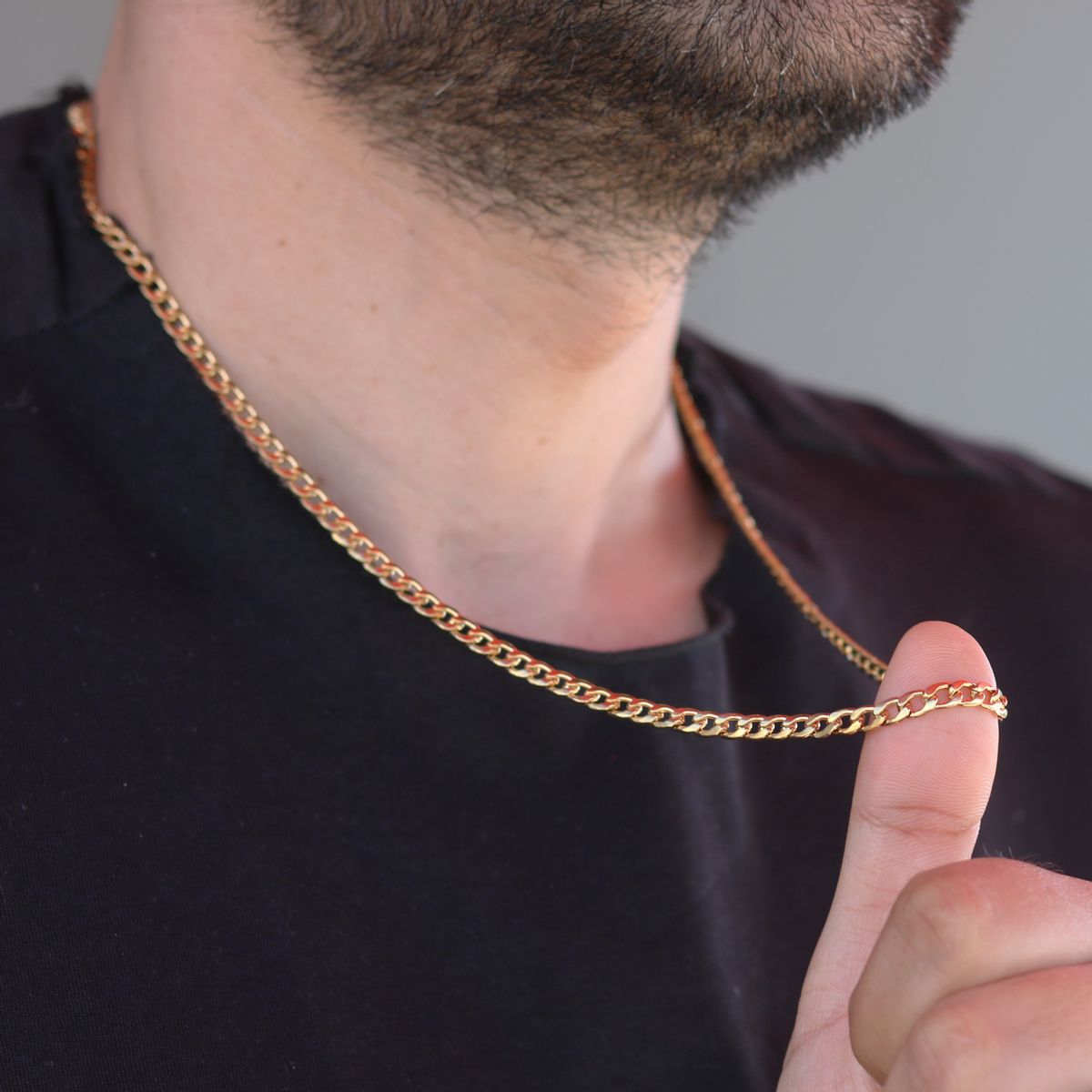 Hip Hop Chain Gold (4mm)
