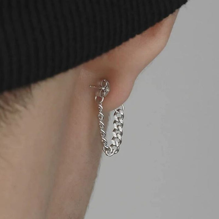 Chain Earrings Small (Silver)