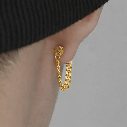 Chain Earrings Small (Gold)