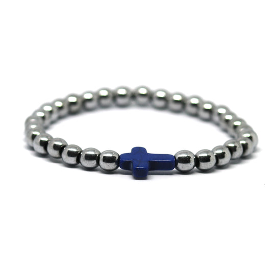 Cross Hematite (Silver-Blue)