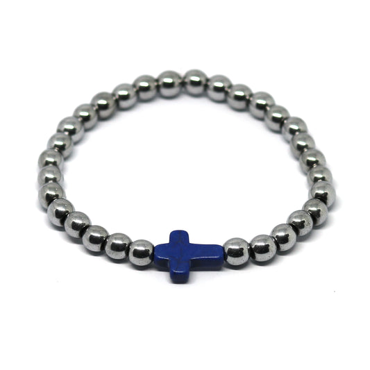 Cross Hematite (Silver-Blue)
