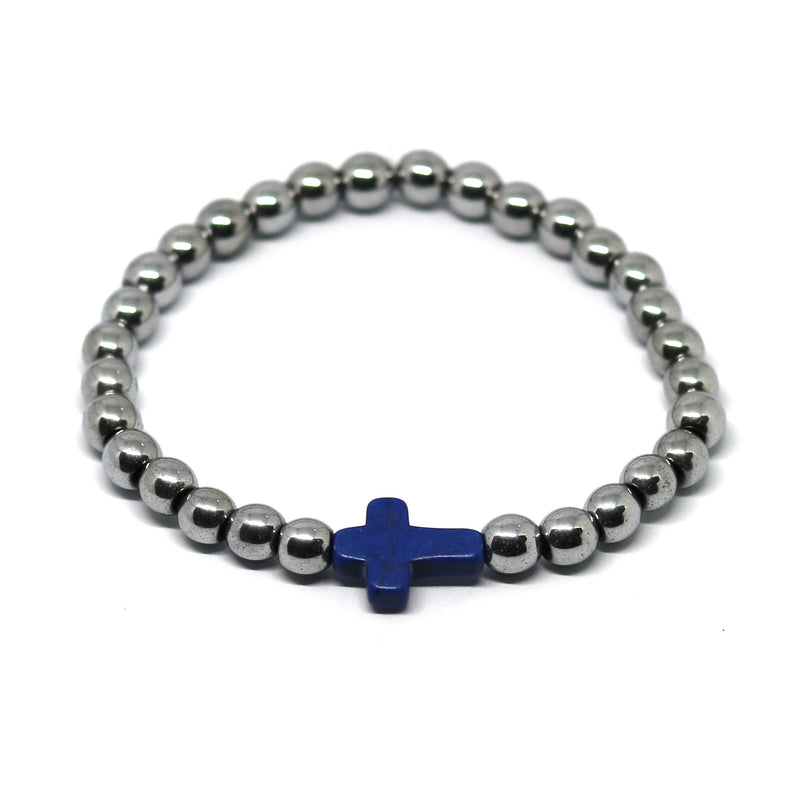 Cross Hematite (Silver-Blue)