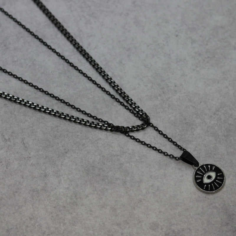 Eye Double Chain (Black)