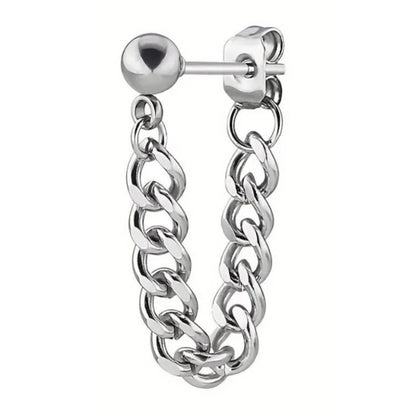Chain Earrings Small (Silver)