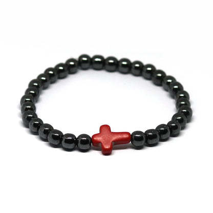 Cross Hematite (Black-Red)