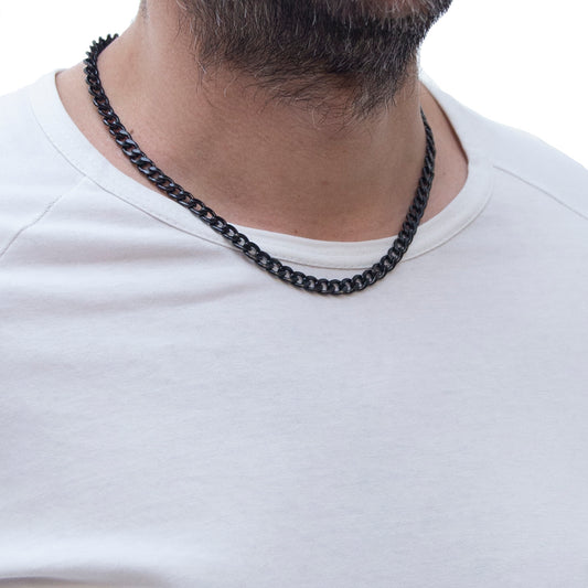 Hip Hop Chain Black (6mm)