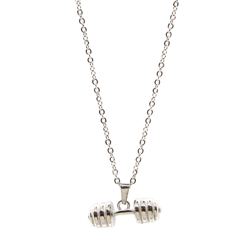 Dumbbell Chain (Silver)