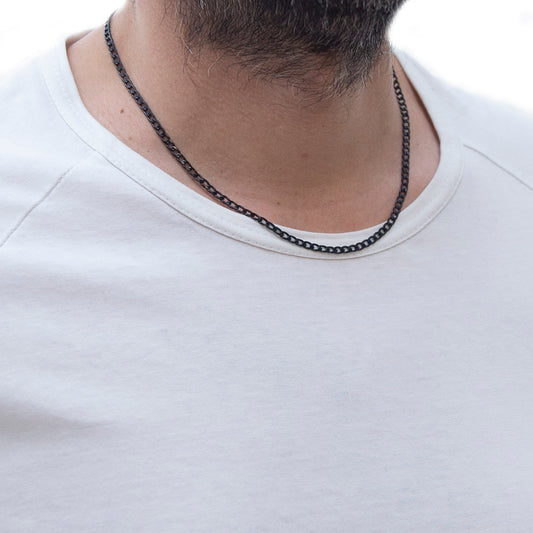 Hip Hop Chain Black (4mm)