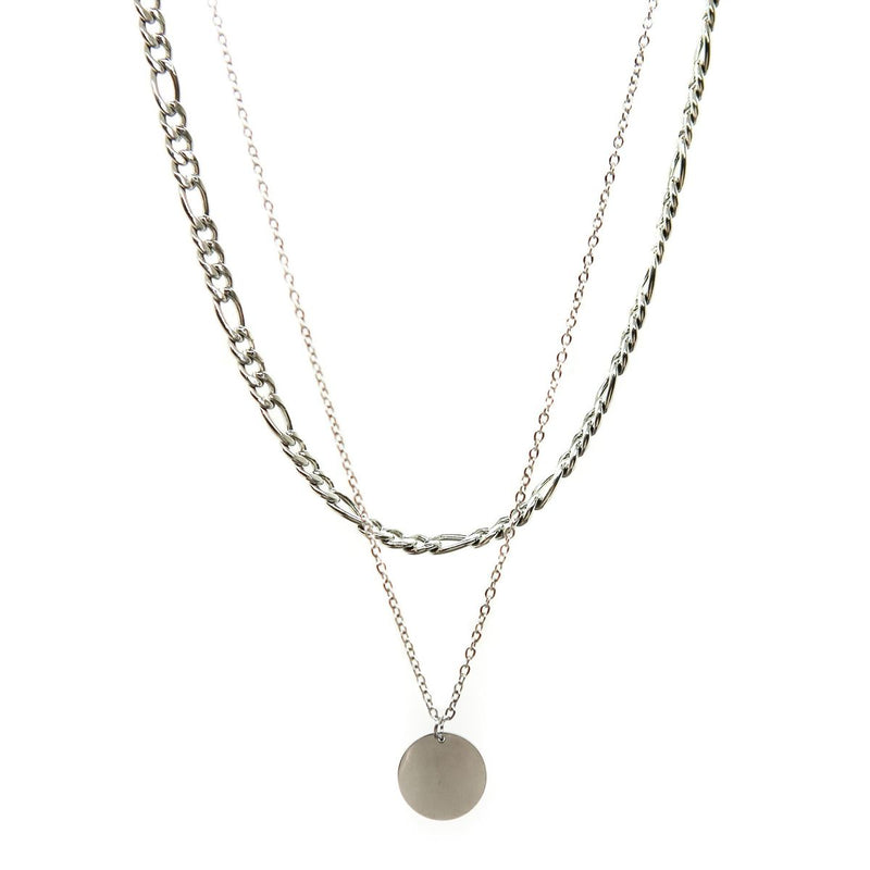 Dot Double Chain (Silver)