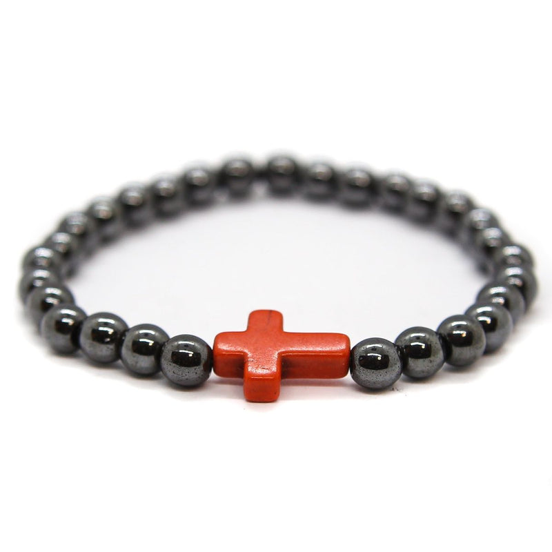 Cross Hematite (Black-Orange)