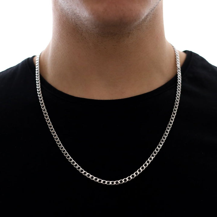 Hip Hop Chain Silver (4mm)