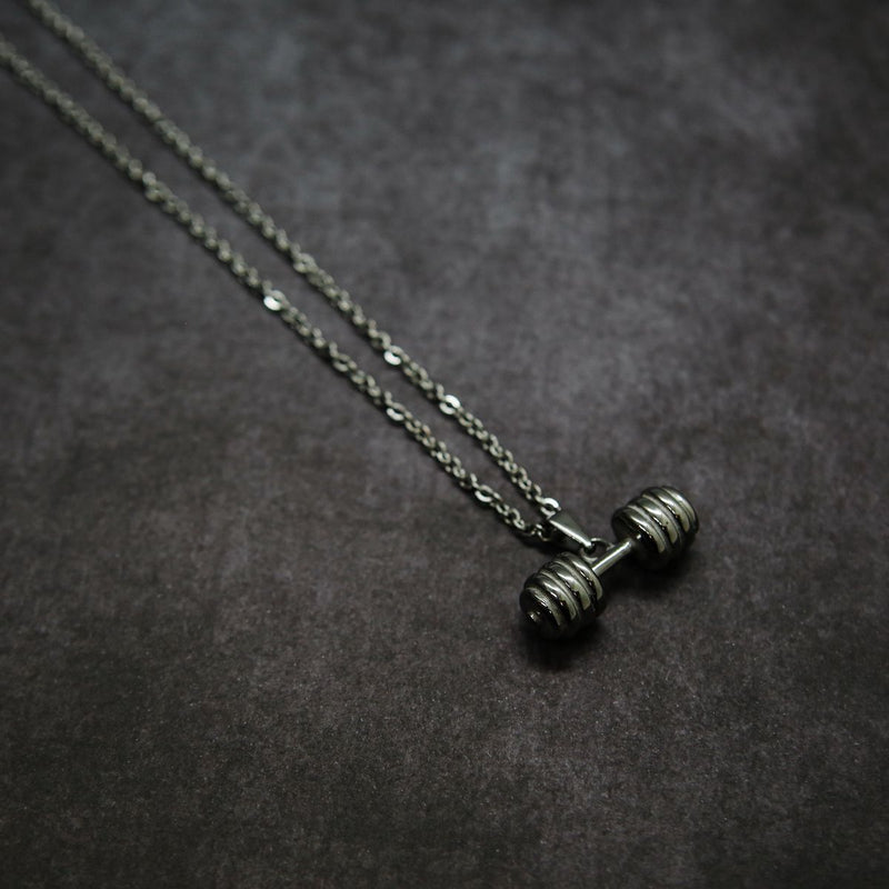 Dumbbell Chain (Silver)