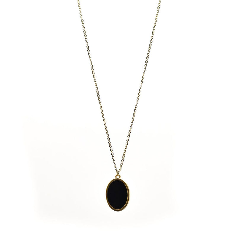 Oval Chain (Gold-Black)