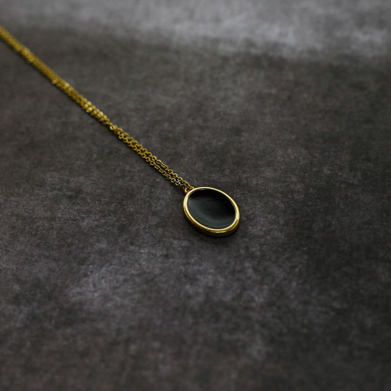 Oval Chain (Gold-Black)