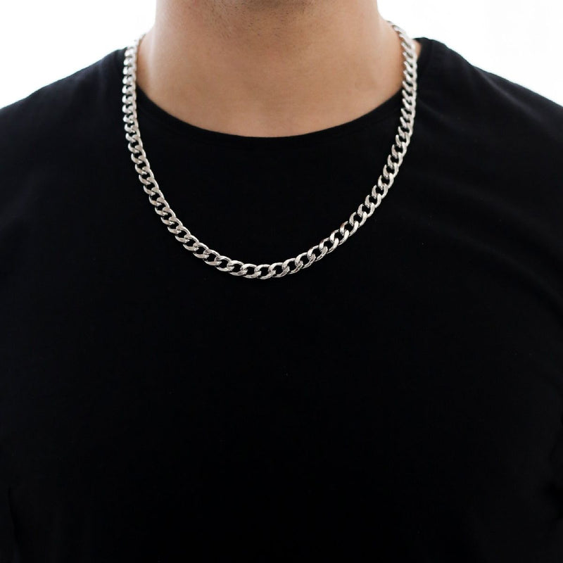 Hip Hop Chain Silver (8mm)