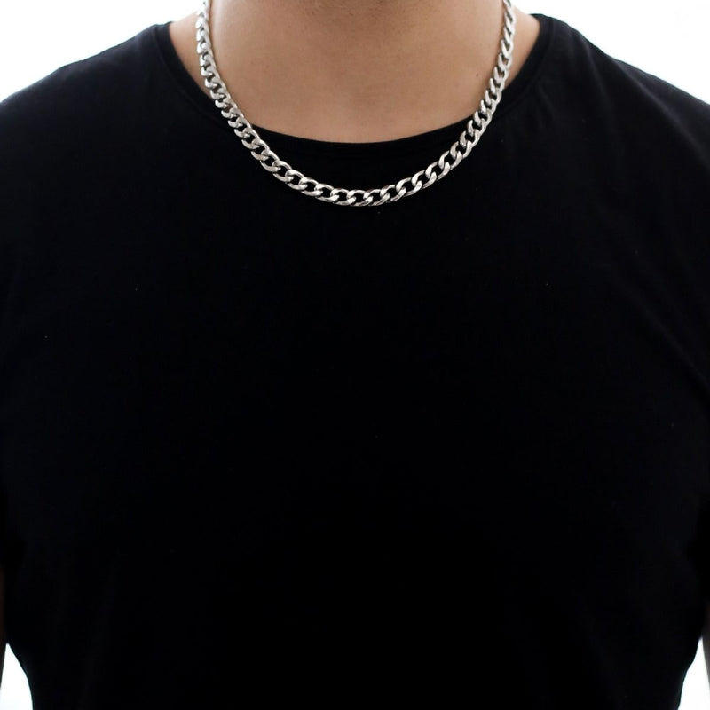 Hip Hop Chain Silver (8mm)