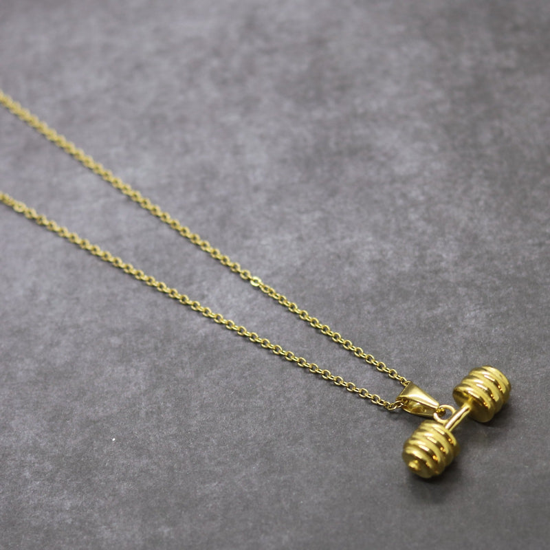 Dumbbell Chain (Gold)