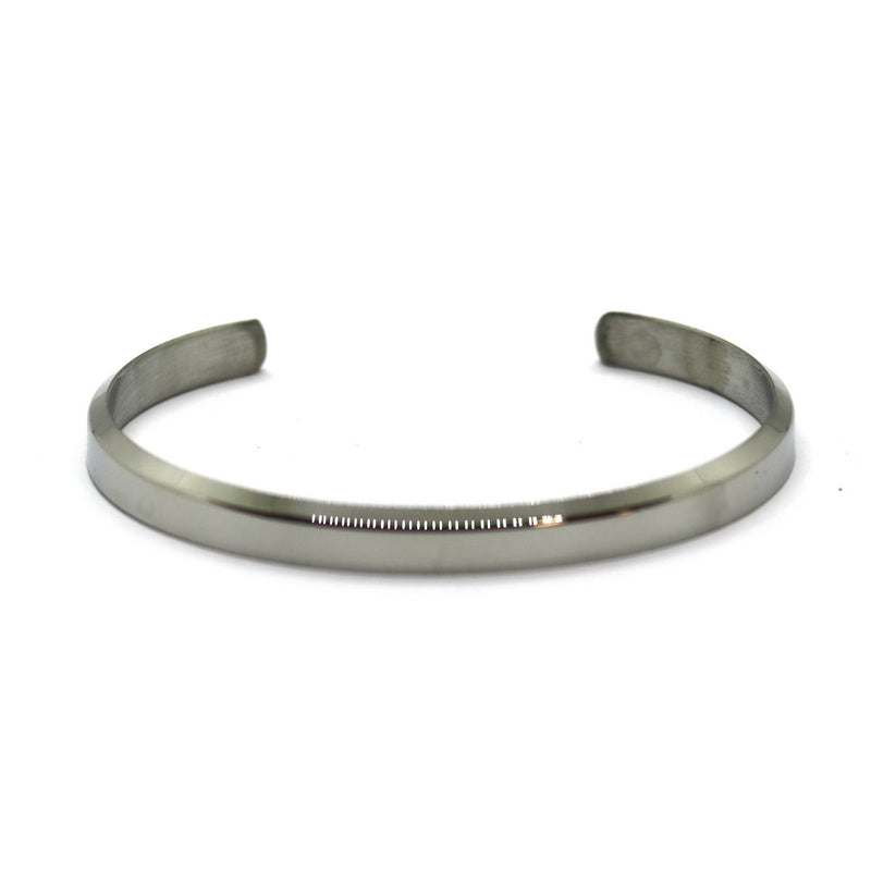 Cuff Silver 6mm (Stainless)