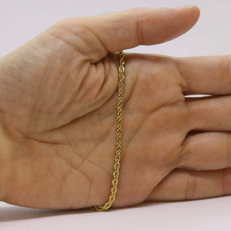 Rope 2mm (Gold)