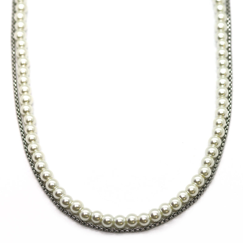 Perla Double Chain 6mm (Silver)