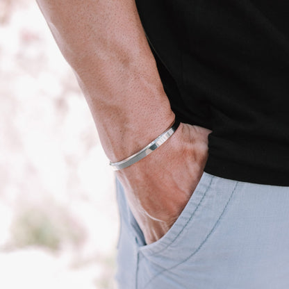 Cuff Silver 6mm (Stainless)