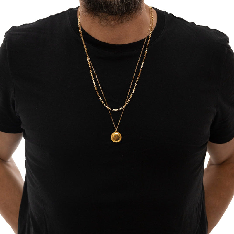 Minimal Double Chain (Gold)