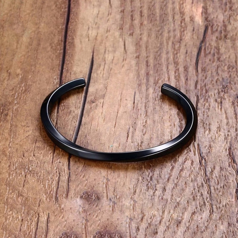 Cuff Curve Black (Stainless)