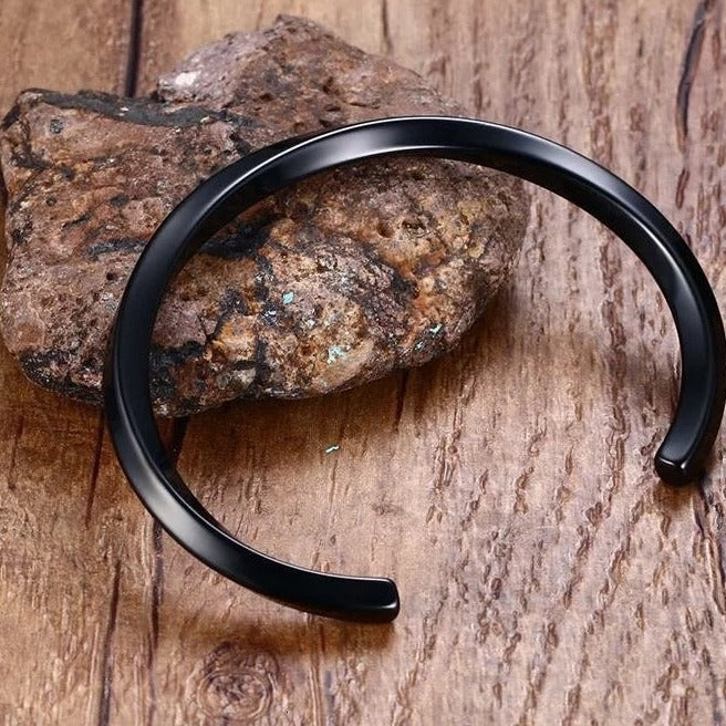 Cuff Curve Black (Stainless)