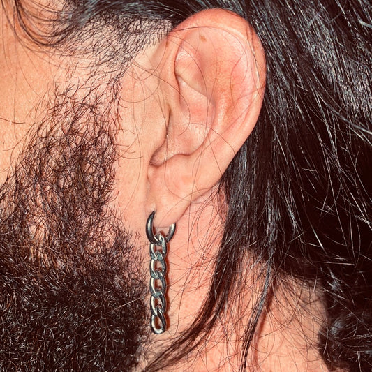 Chain Earrings (Silver)