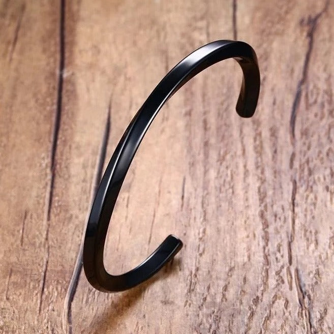 Cuff Curve Black (Stainless)