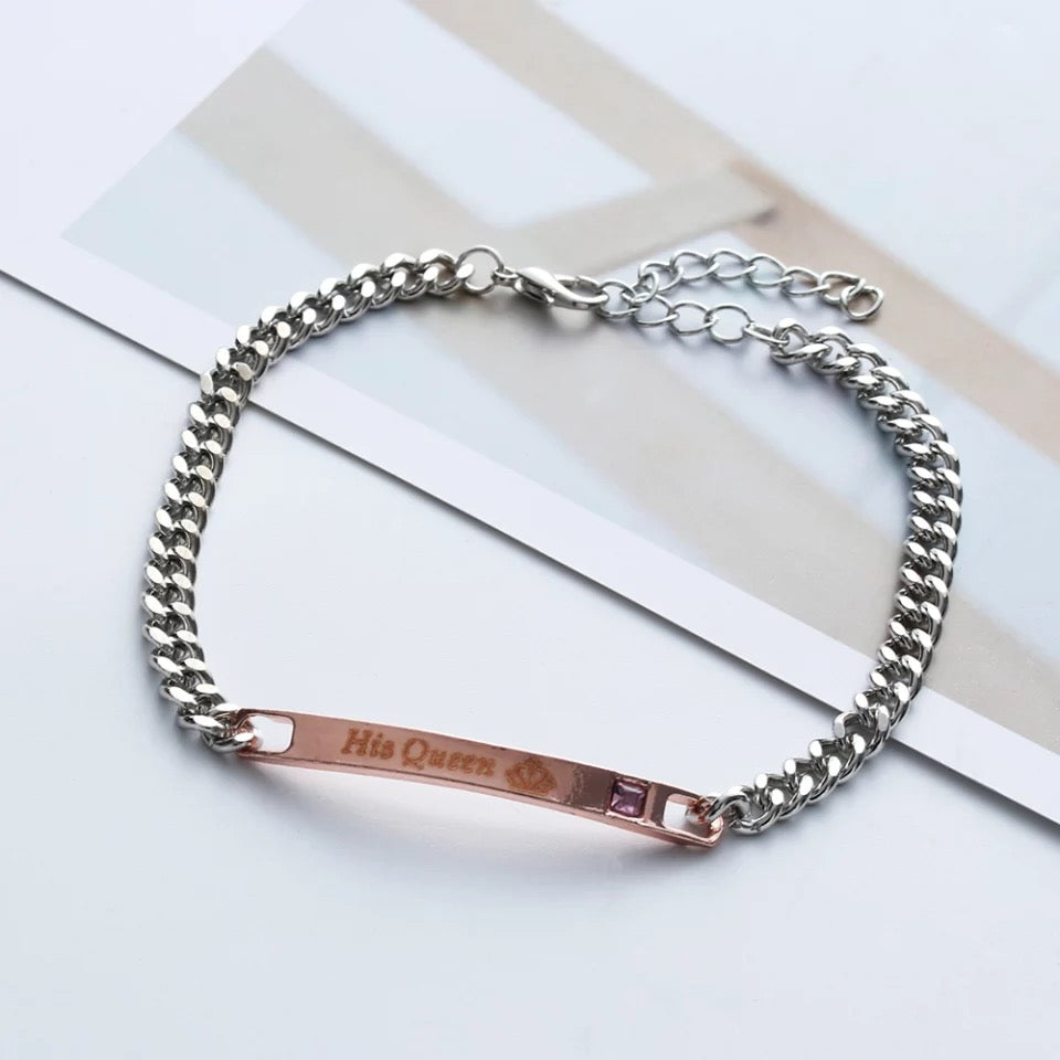 King &amp; Queen Set (Black &amp; Rose Gold)