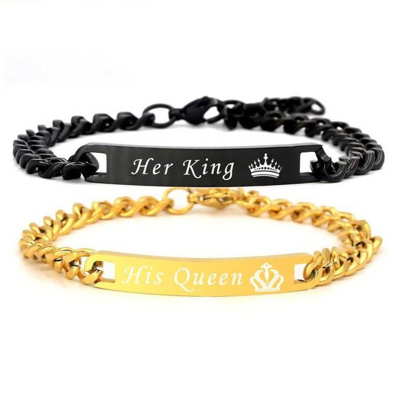 King & Queen Set (Black & Gold)